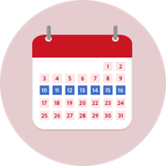7 day calendar icon 