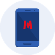 Metro Blue Smartphone icon